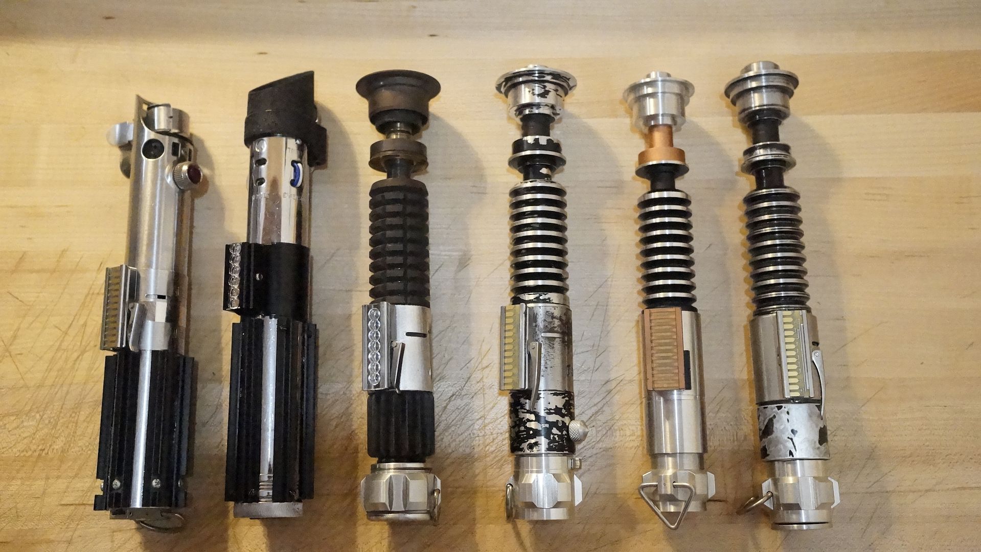 obi wan and luke lightsaber